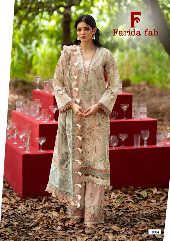 Farida fab queens court pakistani suits manufacturer